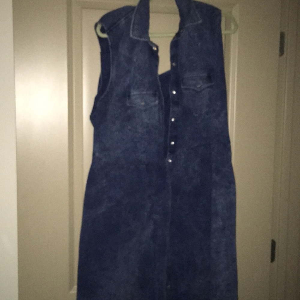 Denim dress
